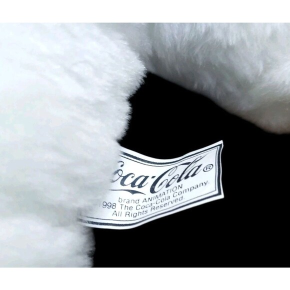 Vtg Coca Cola Collection Plush POLAR BEAR Animated Skating Motion & Music WORKS! - Picture 6 of 7